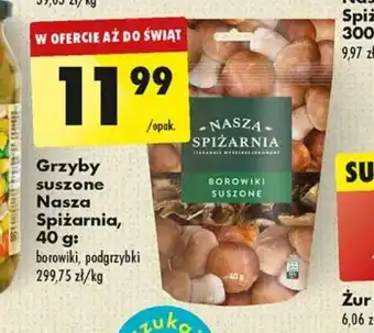 Biedronka Grzyby suszone Nasza Spiżarnia, 40 g oferta