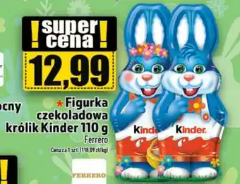 Topaz Figurka czekoladowa królik Kinder 110 g Ferrero oferta