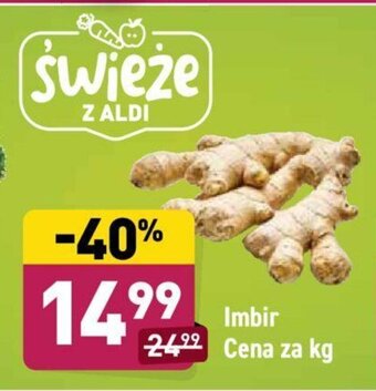 ALDI Imbir 1kg oferta