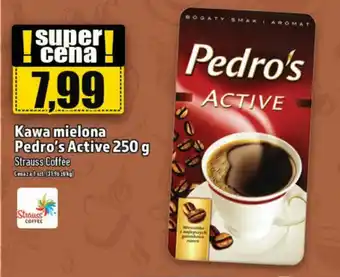 Topaz Kawa mielona Pedro's Active 250 g oferta