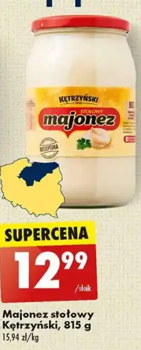 Biedronka Majonez stołowy Kętrzyński, 815 g oferta