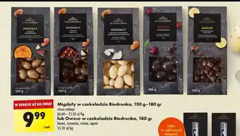 Biedronka Migdały w czekoladzie Biedronka 150-180 g oferta
