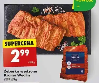 Biedronka Żeberka wędzone Kraina Wędlin 100 g oferta