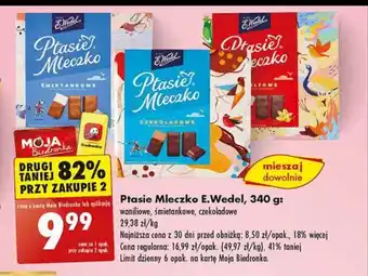 Biedronka Ptasie Mleczko E.Wedel 340 g oferta