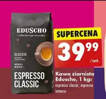 Biedronka Kawa ziarnista Eduscho, 1 kg oferta