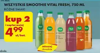 Biedronka WSZYSTKIE SMOOTHIE VITAL FRESH, 750 ML oferta