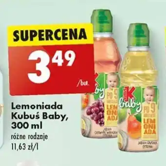 Biedronka Lemoniada Kubuś Baby, 300 ml oferta