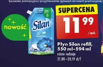 Biedronka Płyn Silan refill, 550-594 ml oferta