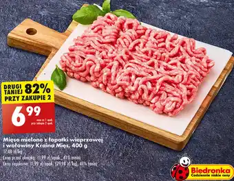 Biedronka Mięso mielone Kraina Mięs oferta