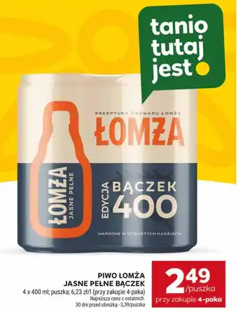 Stokrotka Market Piwo Łomża oferta