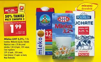 Biedronka Mleko 3.2% 1 KART 1 L oferta