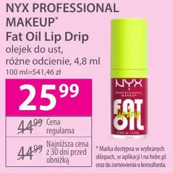 Hebe Olejek do ust Nyx oferta