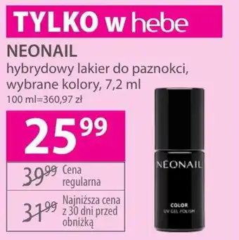 Hebe Lakier hybrydowy Neonail oferta