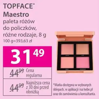 Hebe Róż do policzków Topface oferta