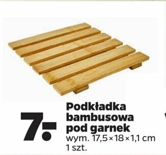 Netto Podkładka bambusowa pod garnek oferta