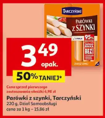 Parówki z szynki 1 SZT 220 G