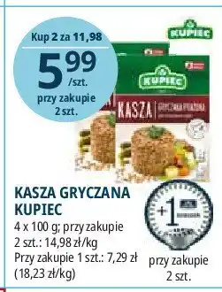 Auchan Kasza gryczana prażona 1 OPAK 4 SZT 100 G oferta