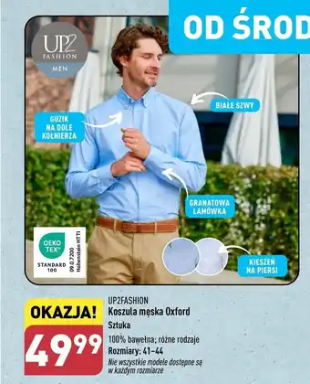 ALDI Koszula męska Oxford Sztuka oferta