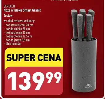Noże w bloku Smart Granit