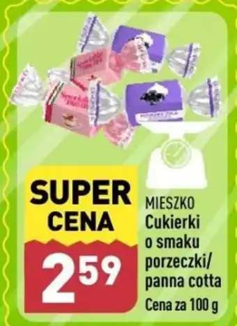 ALDI MIESZKO Cukierki o smaku porzeczki/panna cotta 100g oferta