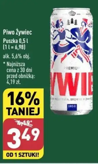 ALDI Piwo Żywiec 0,5l oferta