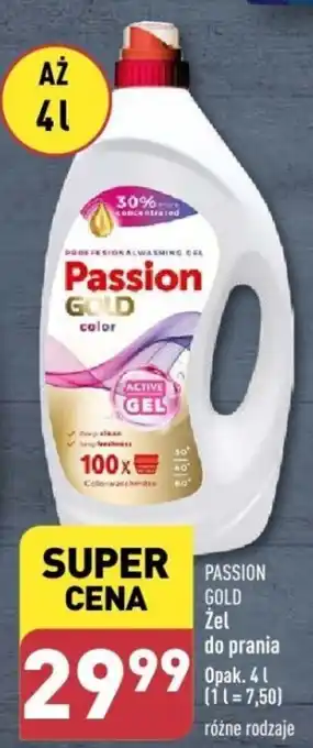 ALDI PASSION GOLD Żel do prania 4l oferta