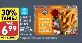 ALDI LA FINESSE Przekąski serowe 250g oferta