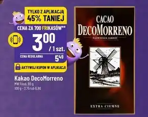 Polomarket DecoMorreno Kakao o obniżonej zawartości tłuszczu 80 g oferta