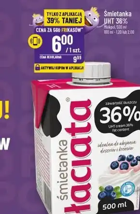 Polomarket Łaciata Śmietanka 36 % 500 ml oferta