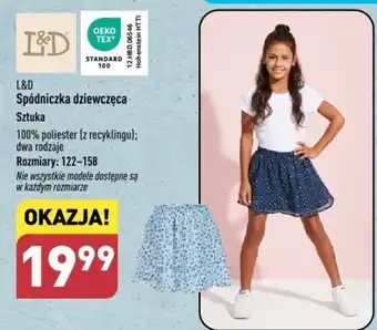 ALDI L&D Spódniczka dziewczęca oferta