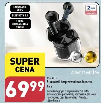 ALDI 4SMARTS Słuchawki bezprzewodowe douszne oferta