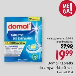 Rossmann Tabletki do zmywarki Domol oferta