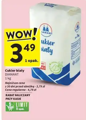 Intermarche Diamant Cukier biały 1 kg oferta