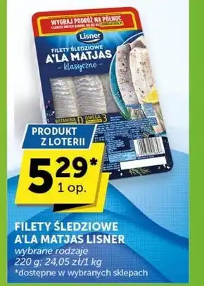 Euro Sklep Lisner Filety śledziowe a'la Matjas korzenne 220 g oferta