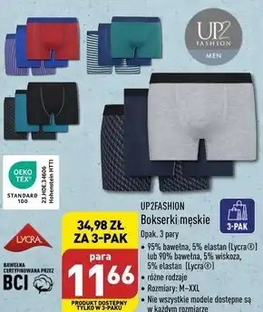 ALDI Bokserki Up2Fashion oferta