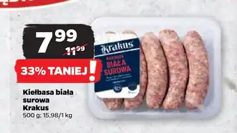 Netto Kiełbasa biała surowa Krakus oferta