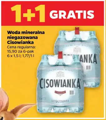 Netto Woda mineralna niegazowana Cisowianka oferta