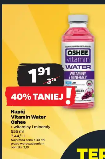 Netto Napój Vitamin Water Oshee oferta