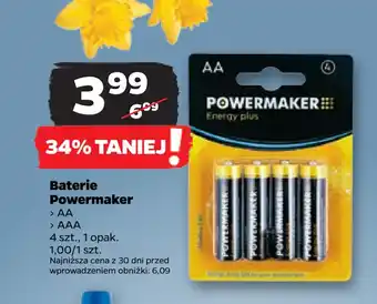 Netto Baterie Powermaker oferta