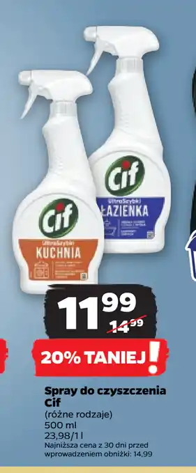 Netto Spray do czyszczenia Cif oferta