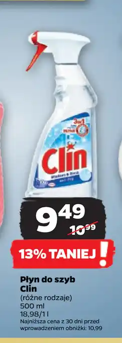 Netto Płyn do szyb Clin oferta