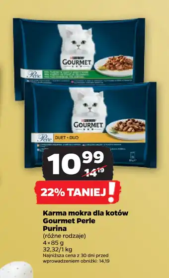 Netto Karma mokra dla kotów Gourmet Perle Purina oferta