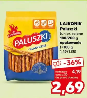 Kaufland LAJKONIK Paluszki 180 / 200 g oferta