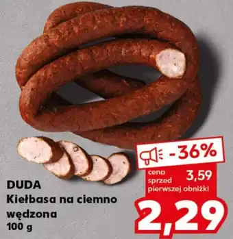 Kaufland DUDA Kiełbasa na ciemno wędzona 100 g oferta