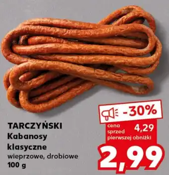 Kaufland TARCZYŃSKI Kabanosy klasyczne 100 g oferta