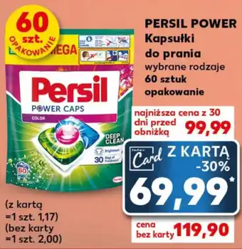 Kaufland PERSIL POWER Kapsułki do prania 60 szt. oferta