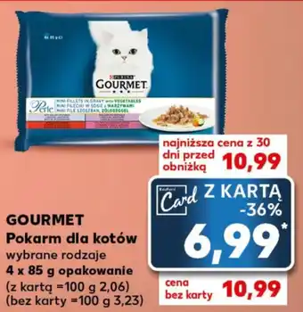 Kaufland GOURMET Pokarm dla kotów 4 x 85 g oferta