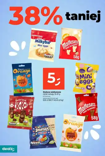 Dealz Słodycze wielkanocne, 55-81 g oferta