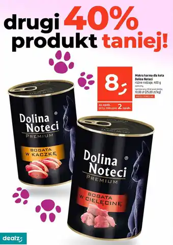 Dealz Mokra karma dla kota Dolina Noteci 400 g oferta