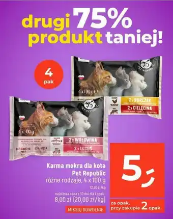Dealz Karma mokra dla kota Pet Republic 4 x 100 g oferta
